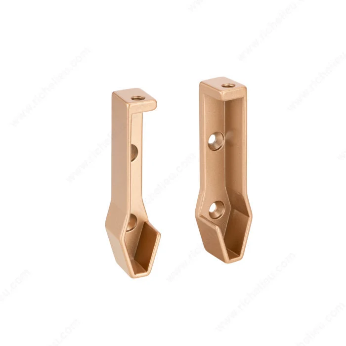 Supports gauche et droite pour tringle en losange
