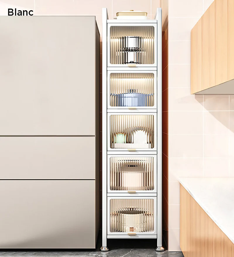 Joybos® Armoire de Rangement de Cuisine Utilitaire en Métal Mince F239