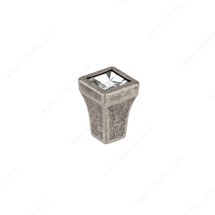 Bouton transitionnel en cristal Swarovski et métal - 2421