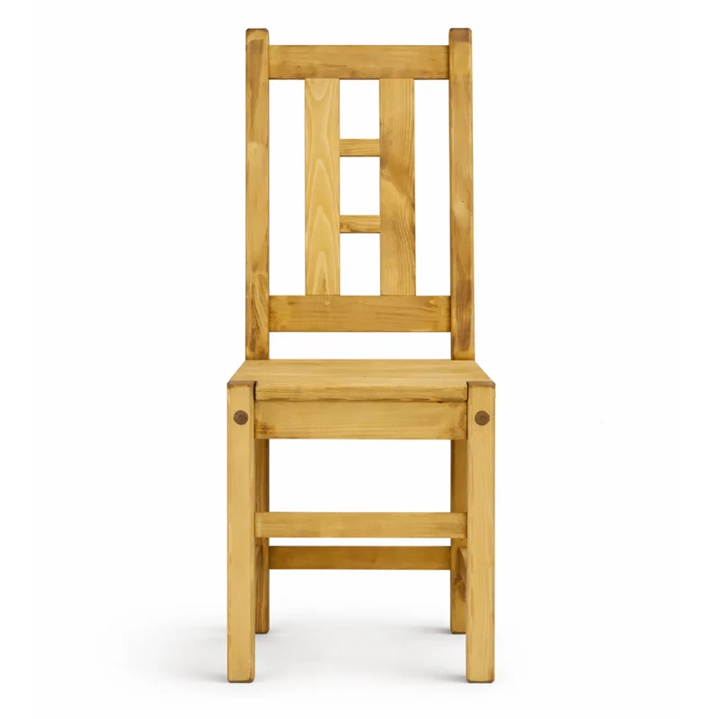 Chaise en épicéa massif huilé miel | DIBONA