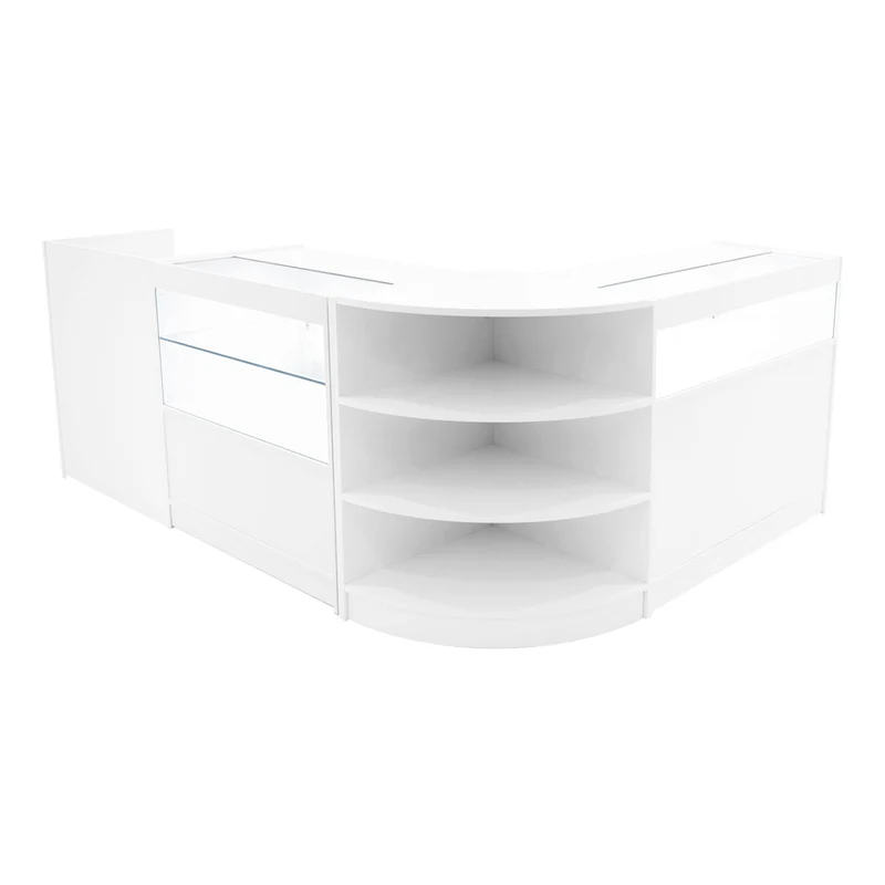 Comptoirs de Vente à LED Ensemble Europa - Blanc LM60, B900, C900, TB60