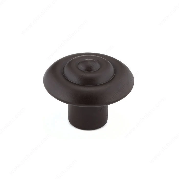 Bouton traditionnel en métal 2391 - Rouille