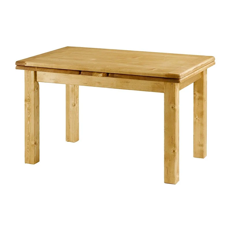 Table repas 120cm avec 2 allonges 50cm en épicéa massif huilé miel | OREGON