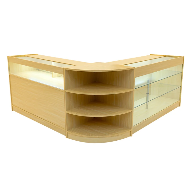 Comptoirs de Vente à LED Ensemble Demeter - Érable LM60, K1500, B1500