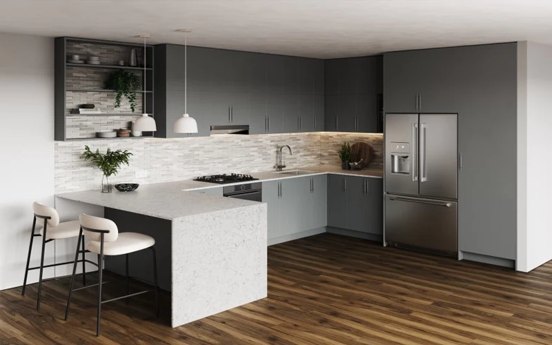 Comptoir Quartz 2cm - 3cm LXHA Carrara Trinita SF