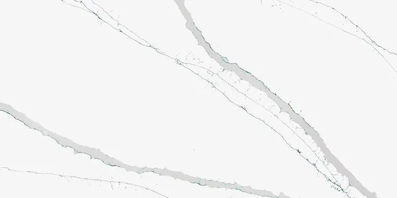 Quartz pour comptoir 2 cm - 3 cm LXHA Calacatta Verde SF 63 x 130 po