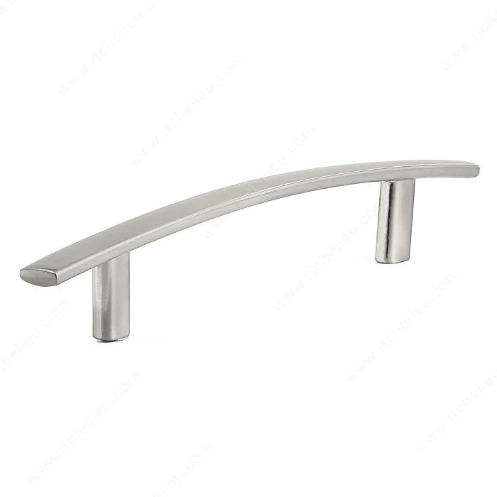 Poignée contemporaine en métal 6501 - Nickel brossé