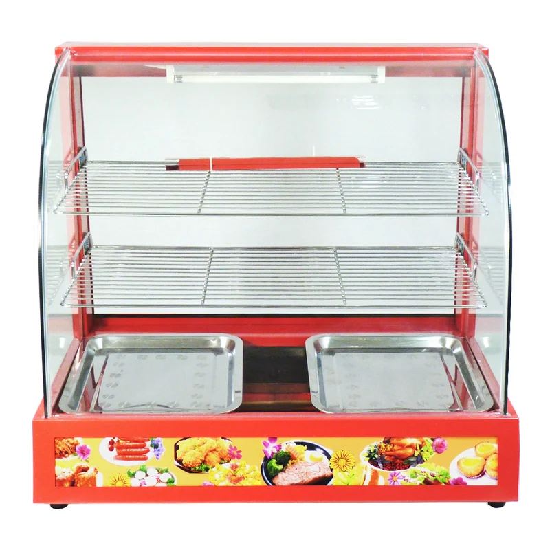 KuKoo Vitrine Chauffe-Plats Électrique 60 cm