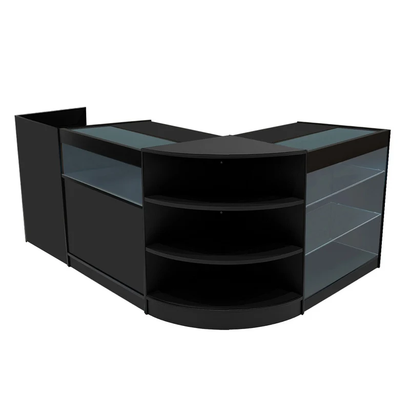 Comptoirs de Vente à LED Ensemble Hyperion - Noir LM60, B900, K900, TB60