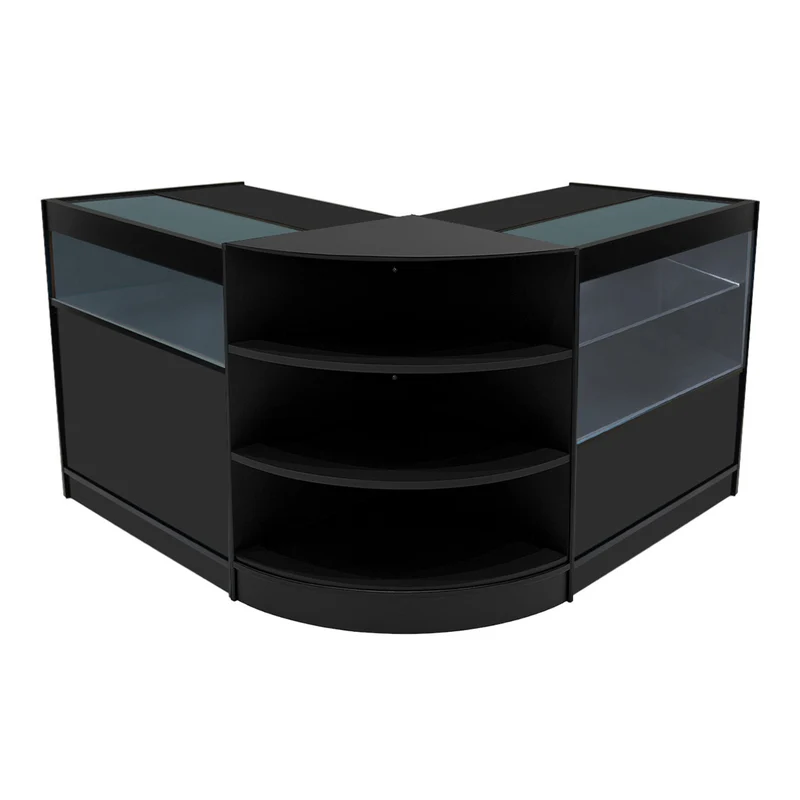 Comptoirs de Vente à LED Ensemble Harmonia - Noir LM60, B900, C900