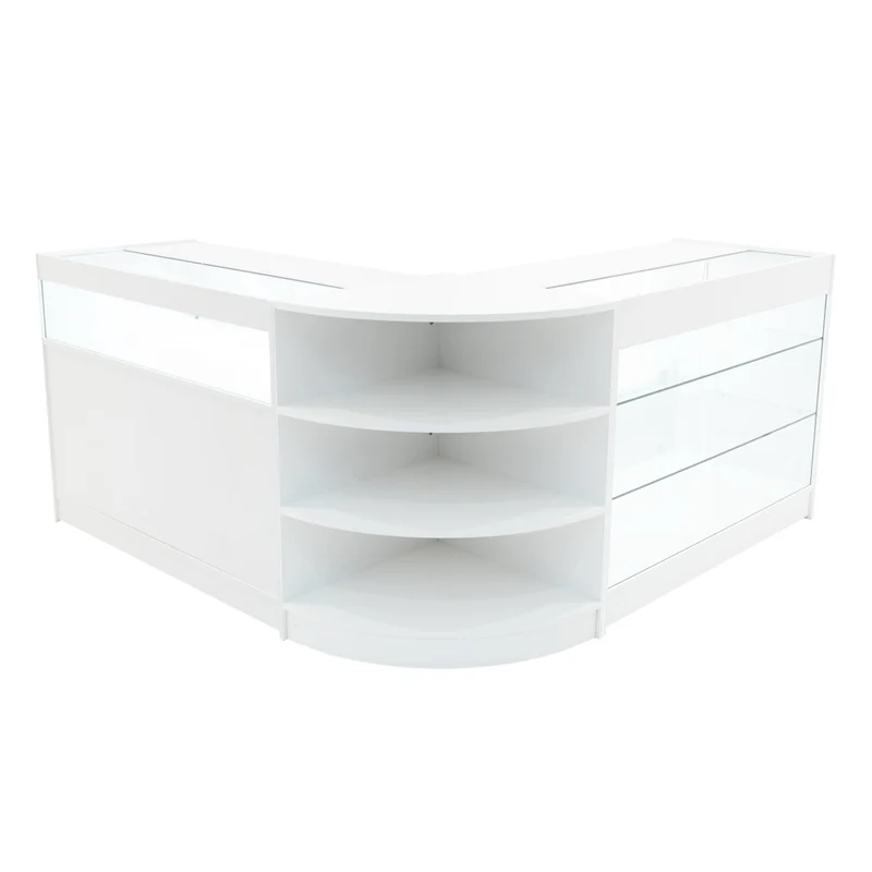 Comptoirs de Vente à LED Ensemble Demeter - Blanc LM60, K1200, B1200