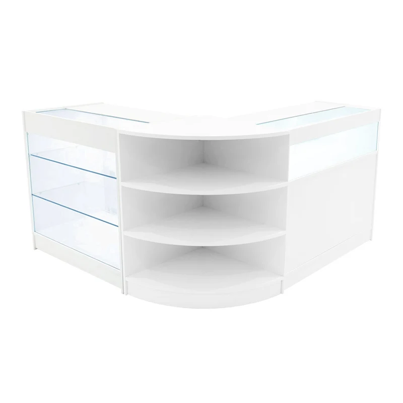 Comptoirs de Vente à LED Ensemble Demeter - Blanc LM60, K900, B900
