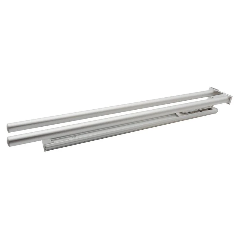 Porte-serviettes sous-évier extensible 2 tiges aluminium