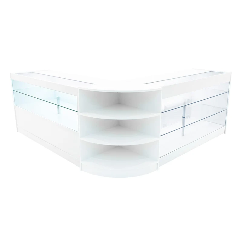 Comptoirs de Vente à LED Ensemble Calliope - Blanc LM60, K1500, C1500