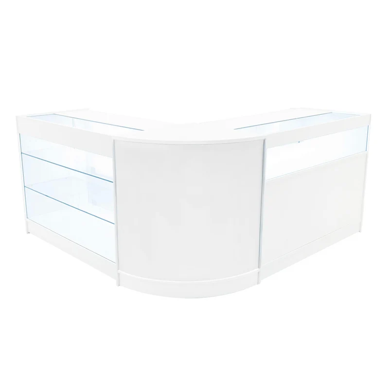 Comptoirs de Vente à LED Ensemble Triton - Blanc CM60, K1200, B1200