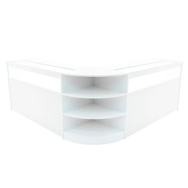 Comptoirs de Vente à LED Ensemble Theseus - Blanc LM60, 2 x B1500
