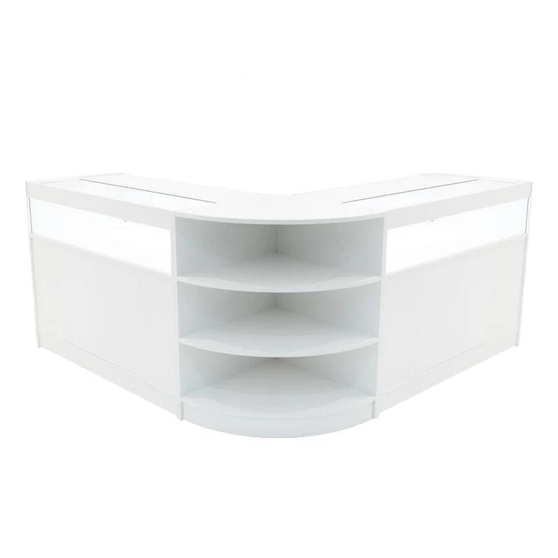 Comptoirs de Vente à LED Ensemble Theseus - Blanc LM60, 2 x B1200
