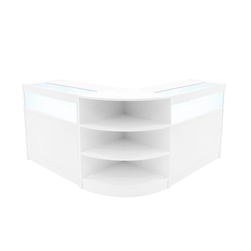 Comptoirs de Vente à LED Ensemble Theseus - Blanc LM60, 2 x B900