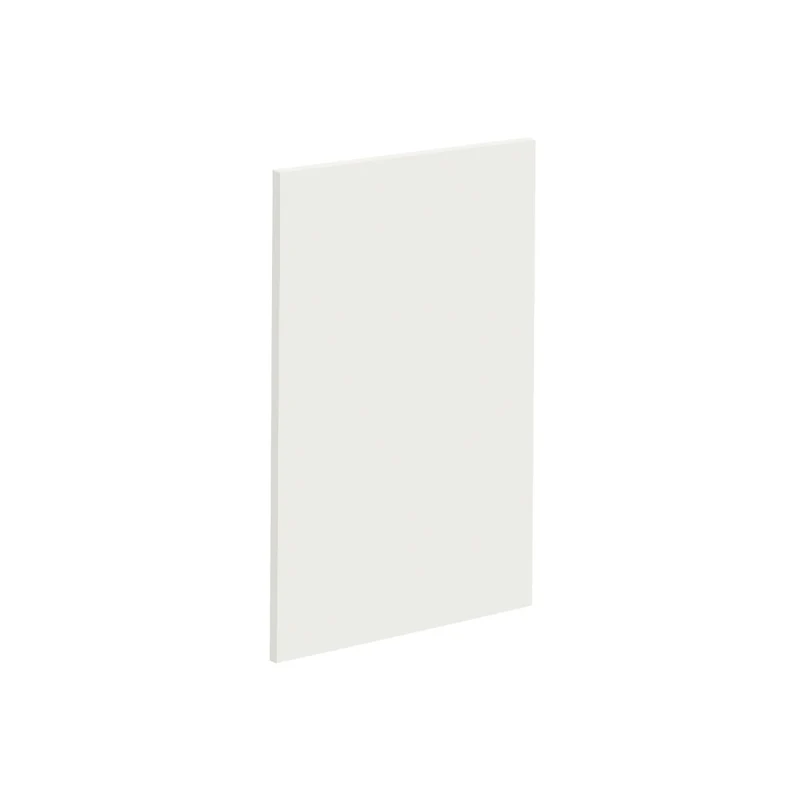 Panneau de Bas (lave-vaisselle et îlot) - 24 x 34 3/4 Pouces - Mélamine Laquée Blanche