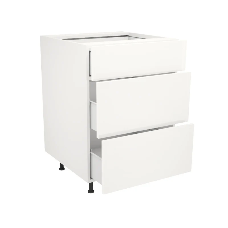 Armoire de cuisine du bas 3 tiroirs (24''L)