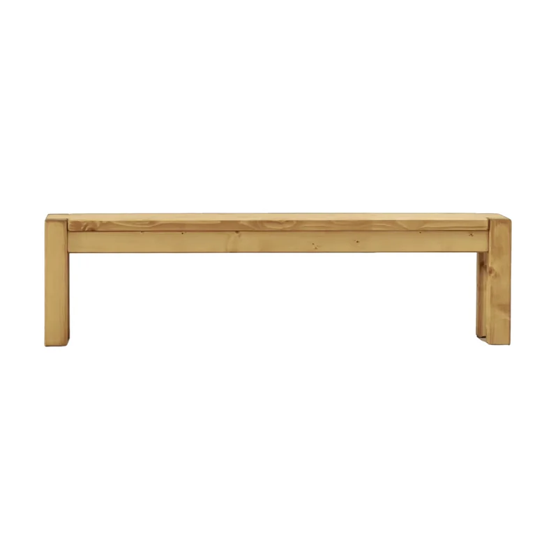 Banc 200 cm en épicéa massif huilé miel | DIBONA