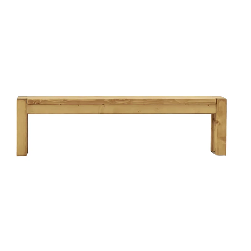 Banc 140 cm en épicéa massif huilé miel | DIBONA