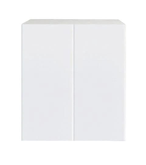 Armoire de cuisine blanc laqué, bas 2 portes, 24 L x 36 H x 12,5 P po