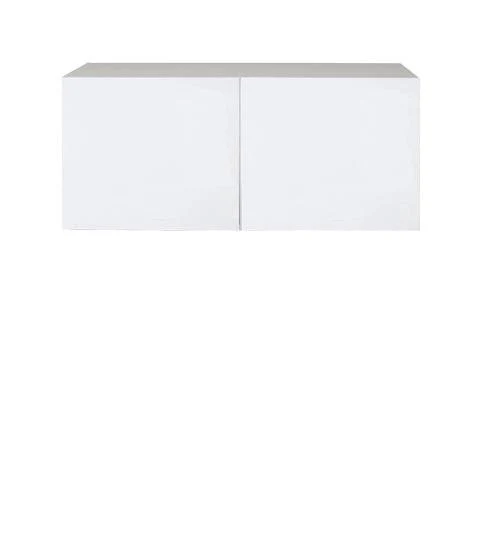 Armoire de cuisine haut de réfrigérateur 2 portes Blanc Laqué 36 L x 20 H x 12 1/2 P po