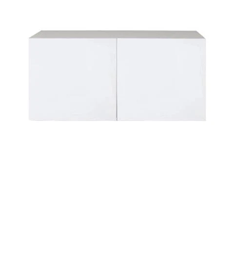 Armoire de cuisine haut de réfrigérateur 2 portes Blanc Laqué 33 L x 20 H x 12 1/2 P po