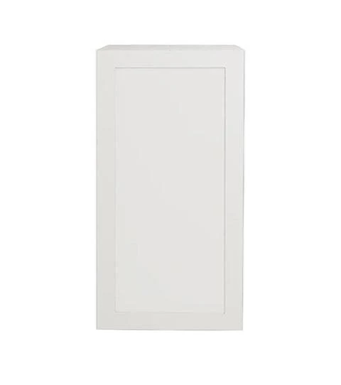 Armoire de cuisine haut 1 porte shaker blanc 18 L x 30 H x 12,5 P po