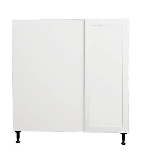 Armoire de cuisine bas en coin shaler blanc 36 L x 34 3/4 H x 24 po