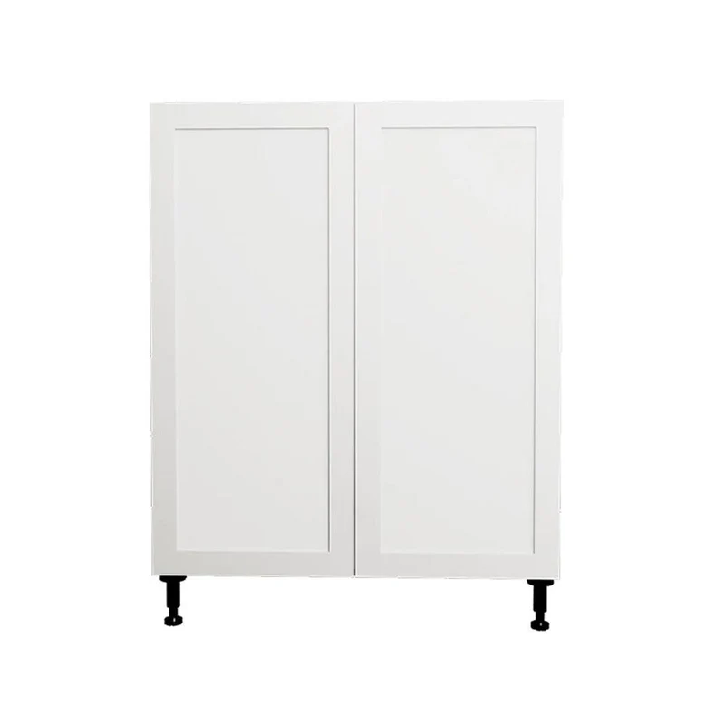Armoire de cuisine bas 2 portes shaker blanc 30 L x 34 3/4 H x 24 po
