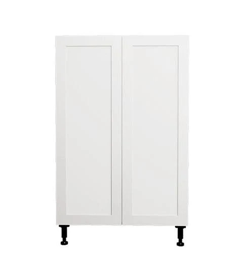 Armoire de cuisine bas 2 portes shaker blanc 24 L x 34 3/4 H x 24 P po