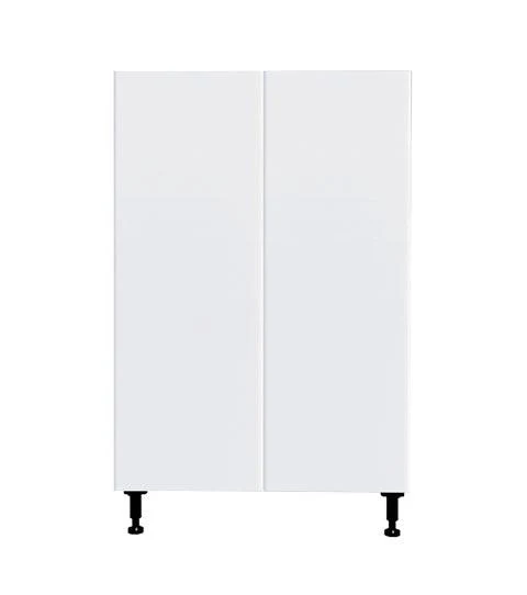 Armoire de cuisine bas 2 portes blanc laqué 24 L x 34 3/4 H x 24 P po