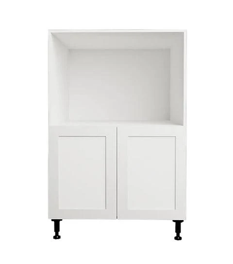 Armoire de cuisine pour micro-ondes shaker blanc 24 L x 34-3/4 H x 24 po