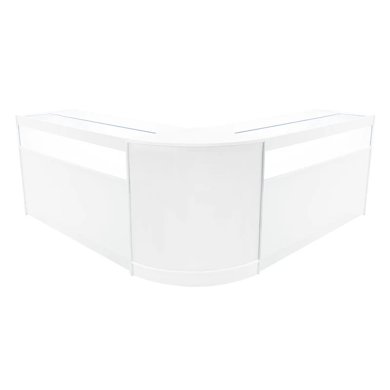 Comptoirs de Vente à LED Ensemble Iris - Blanc CM60, 2 x B1500