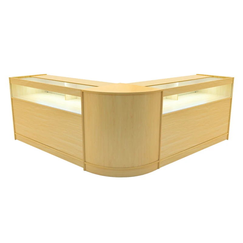 Comptoirs de Vente à LED Ensemble Iris - Érable CM60, 2 x B1500