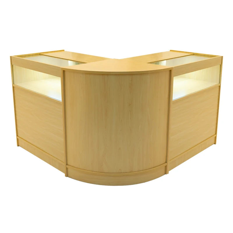 Comptoirs de Vente à LED Ensemble Iris - Érable CM60, 2 x B900
