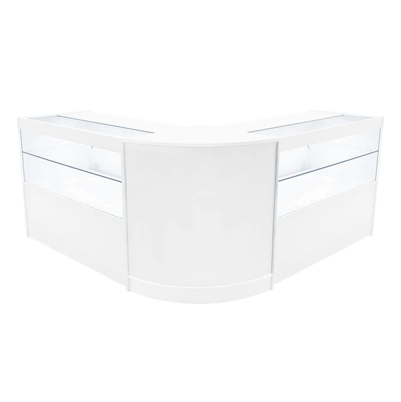 Comptoirs de Vente à LED Ensemble Selene - Blanc CM60, 2 x C1200