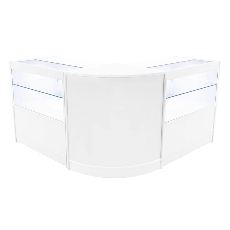 Comptoirs de Vente à LED Ensemble Selene - Blanc CM60, 2 x C900
