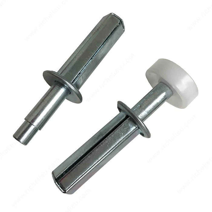 Pivot supérieur et guide rond pour porte pliante