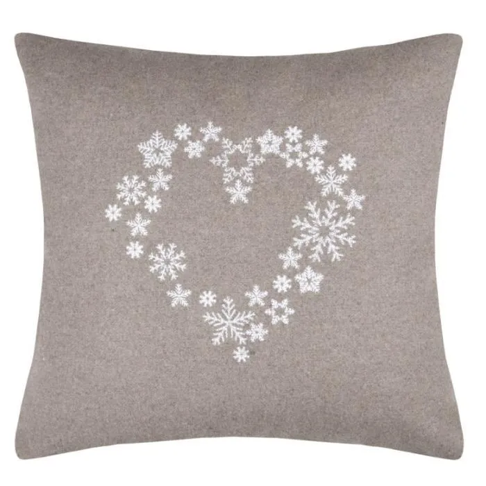 Coussin Arly Taupe 40x40cm