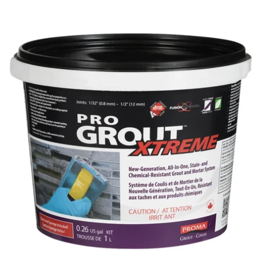 Joint et mortier époxy Arctic White Pro Grout Xtreme 1 L
