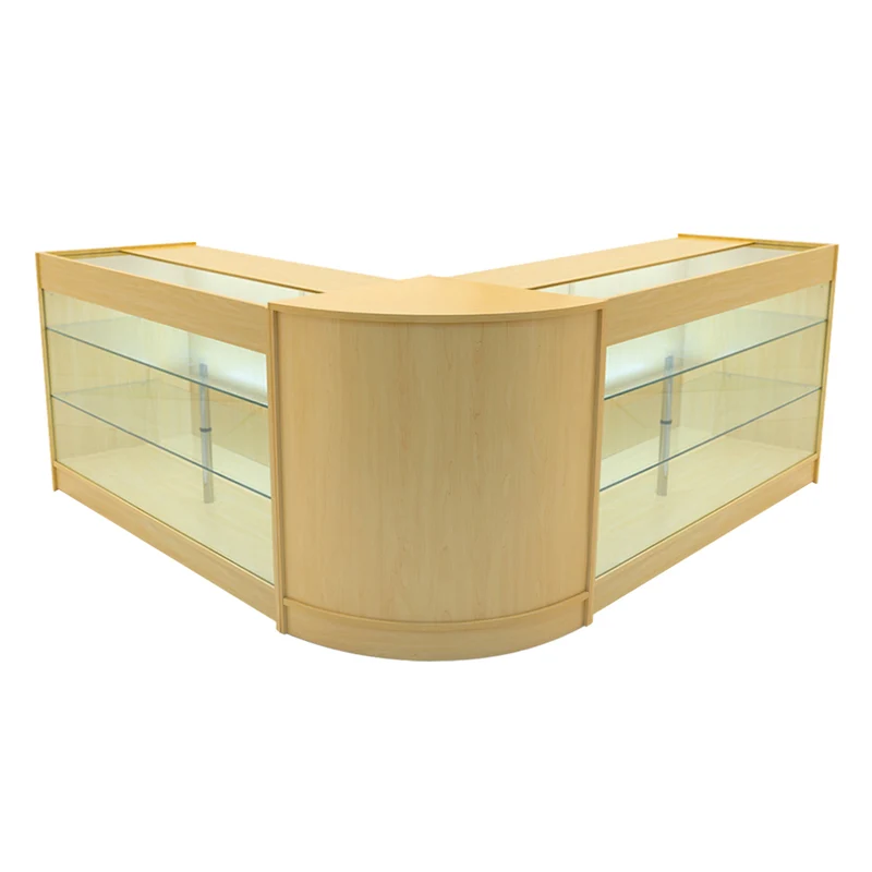 Comptoirs de Vente à LED Ensemble Helios - Érable CM60, 2 x K1500
