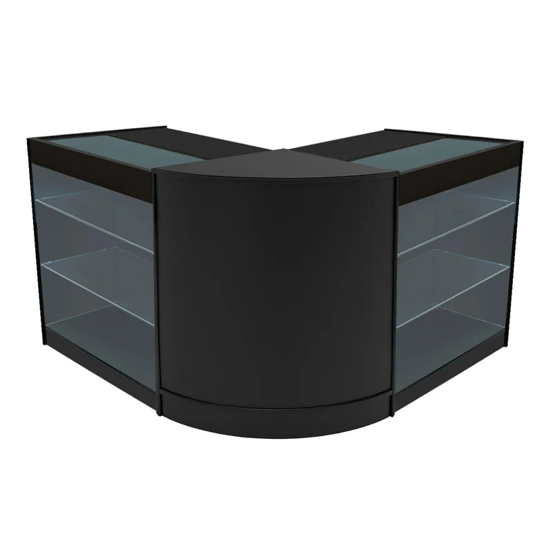 Comptoirs de Vente à LED Ensemble Helios - Noir CM60, 2 x K900