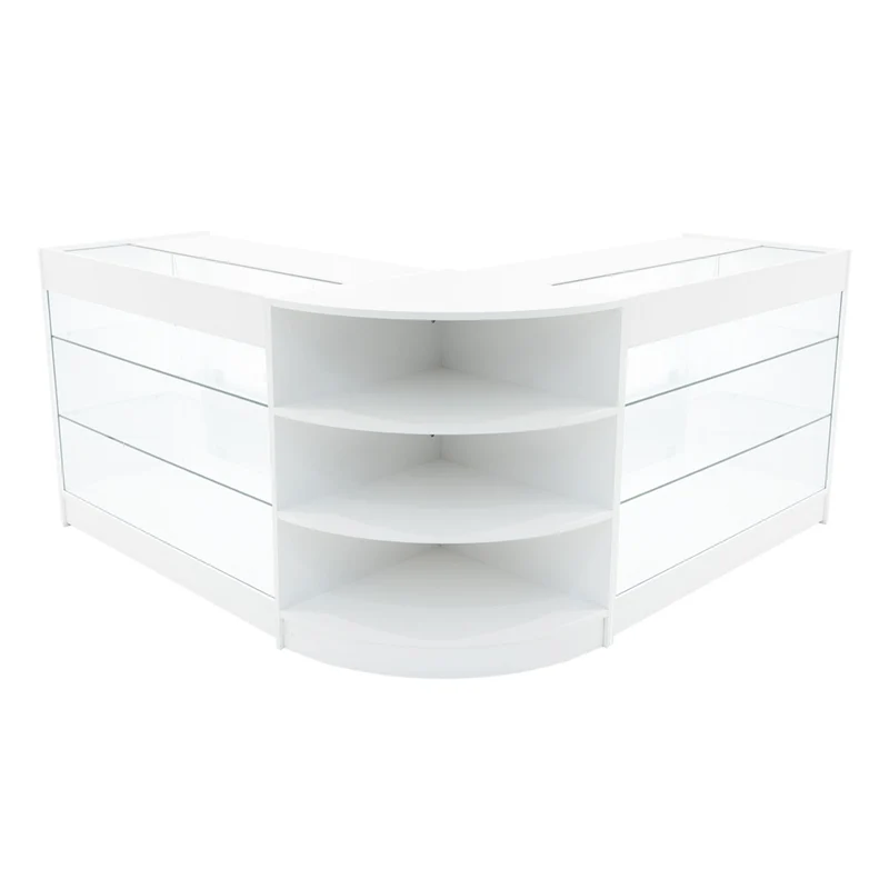 Comptoirs de Vente à LED Ensemble Apollo - Blanc LM60, 2 x K1200