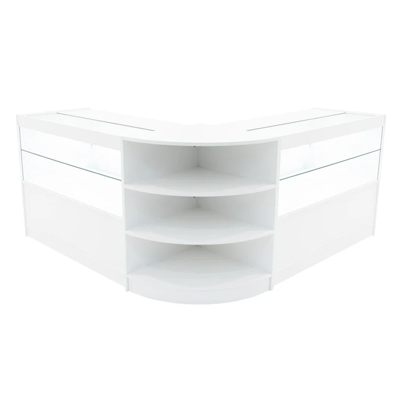 Comptoirs de Vente à LED Ensemble Andromeda - Blanc LM60, 2 x C1200
