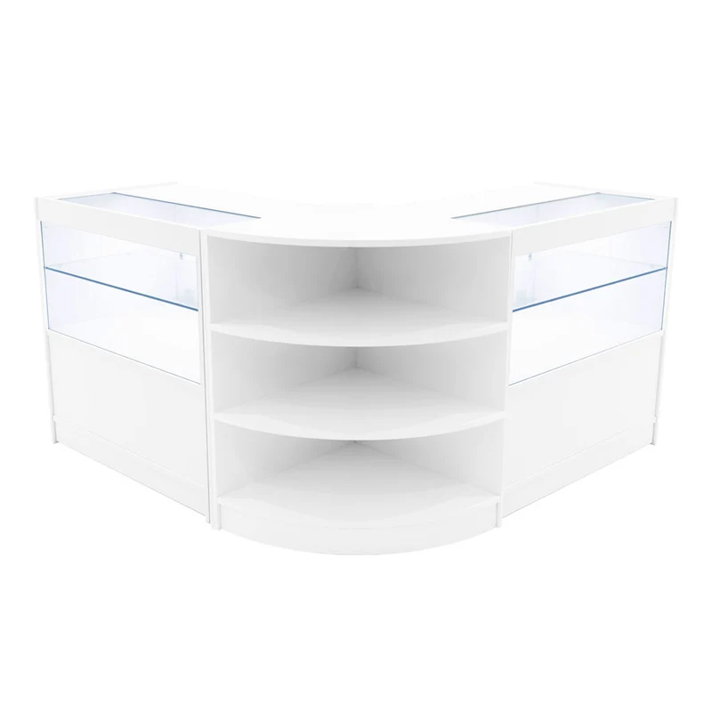 Comptoirs de Vente à LED Ensemble Andromeda - Blanc LM60, 2 x C900