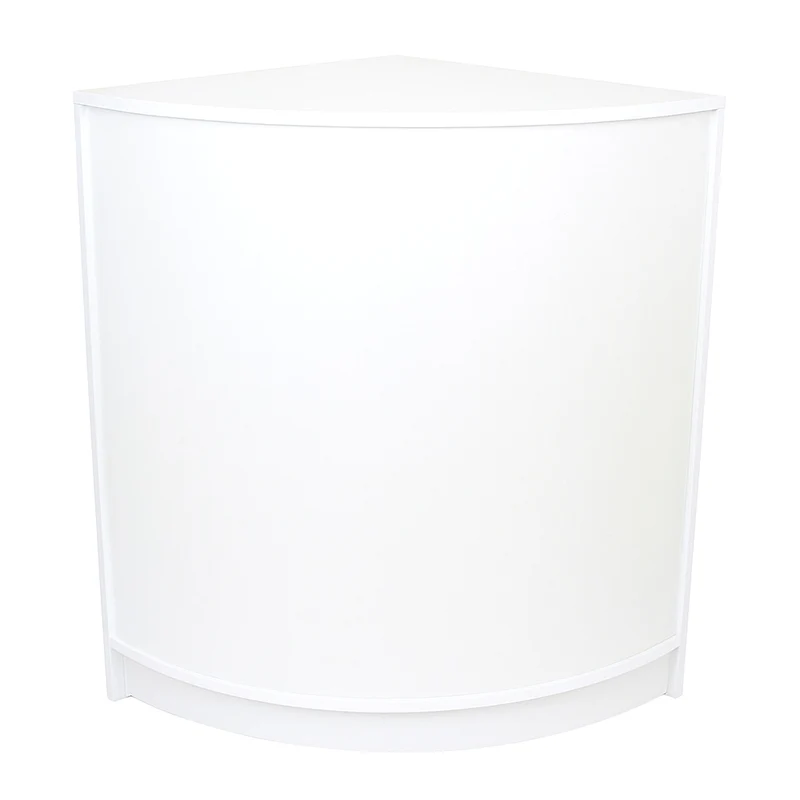 Comptoir de Vente Vitrine de Coin - Blanc CM60