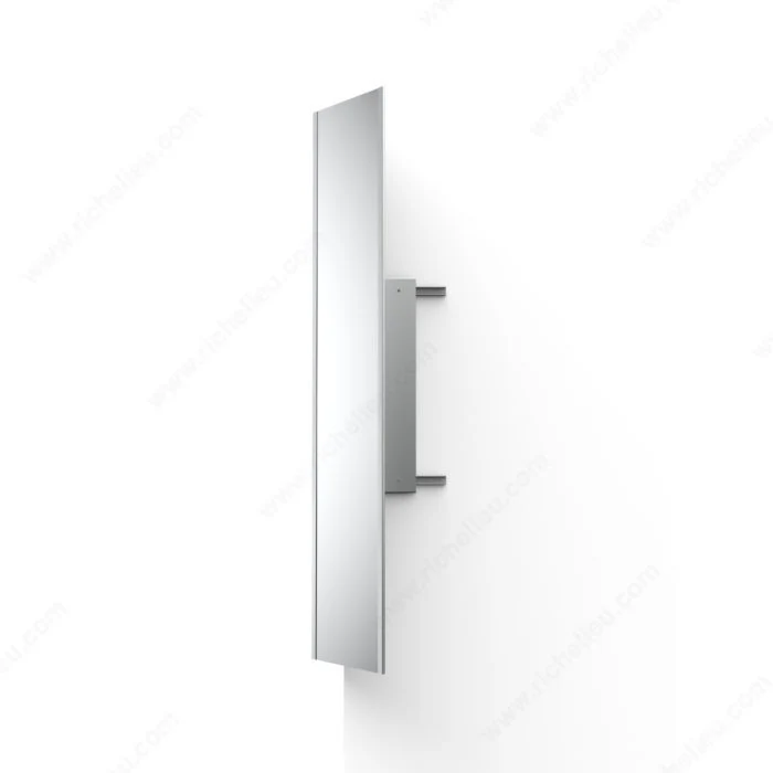 Miroir de garde-robe coulissant et pivotant